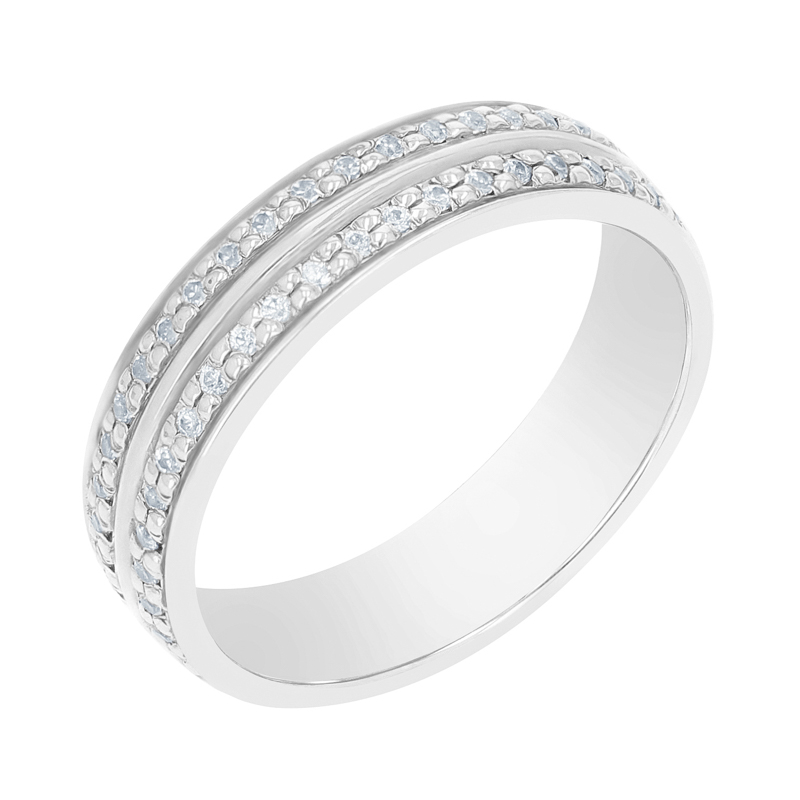 Zlaté snubní prsteny s diamanty Sydell 105568