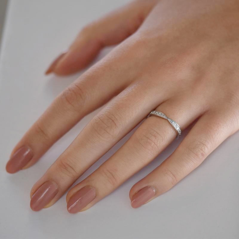 Platinový prsten 108198