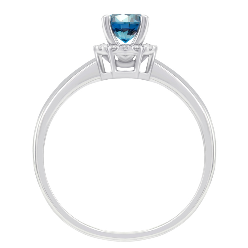 Prsten s modrým diamantem Katora 10958