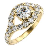 Diamantový zásnubní prsten Dyll