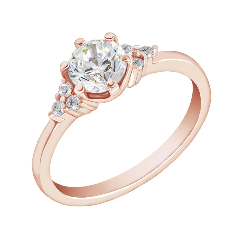 Zásnubní prsten s diamanty Tanjel 117908
