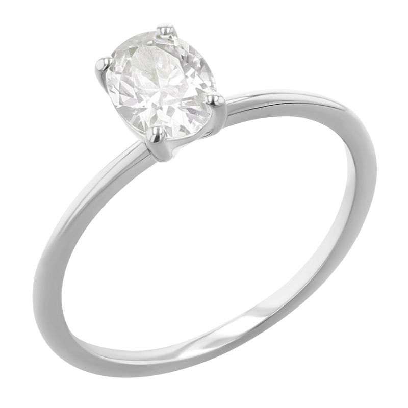 Zásnubní prsten s oval diamantem Frost 119978