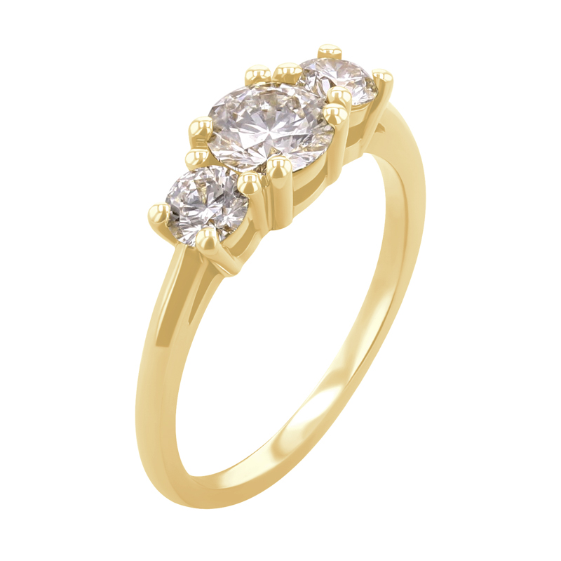 Zásnubní prsten s 0.75ct IGI certifikovaným lab-grown diamantem Rita 120348