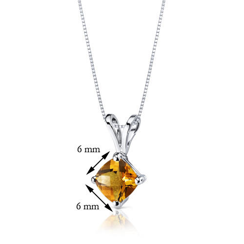 Zlatý citrínový náhrdelník 12058