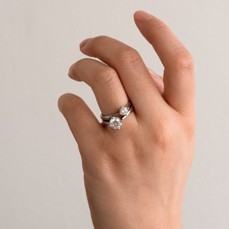 Zásnubní prsten s lab-grown diamantem Mahiya 121438