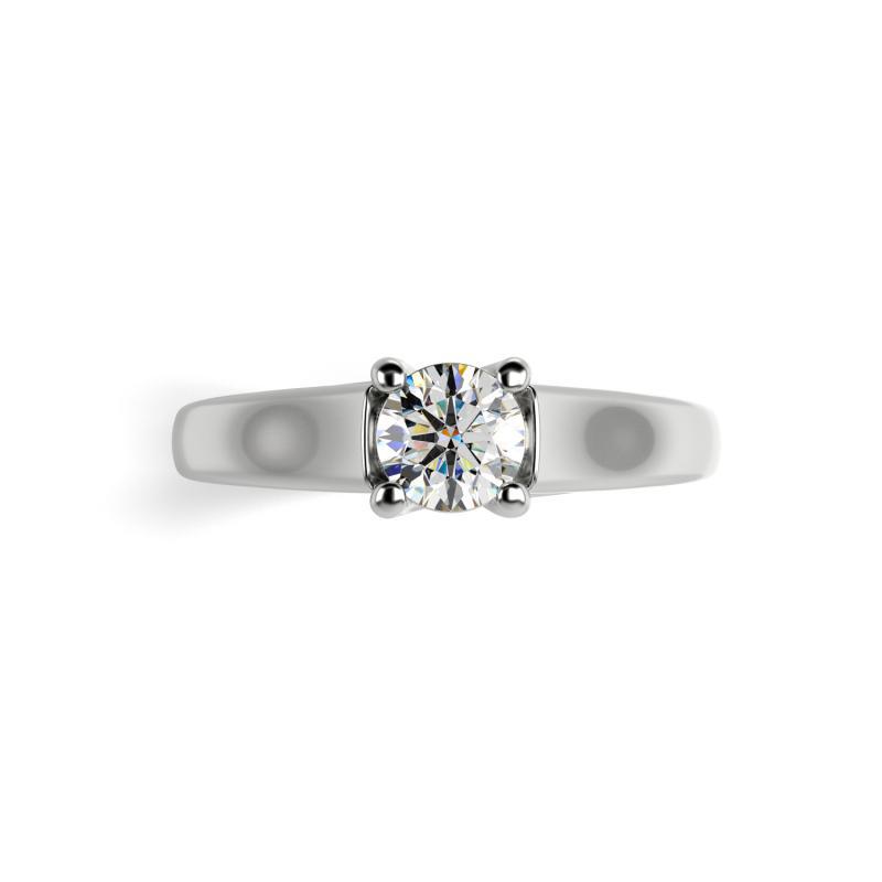 Diamantový zásnubní prsten 12328