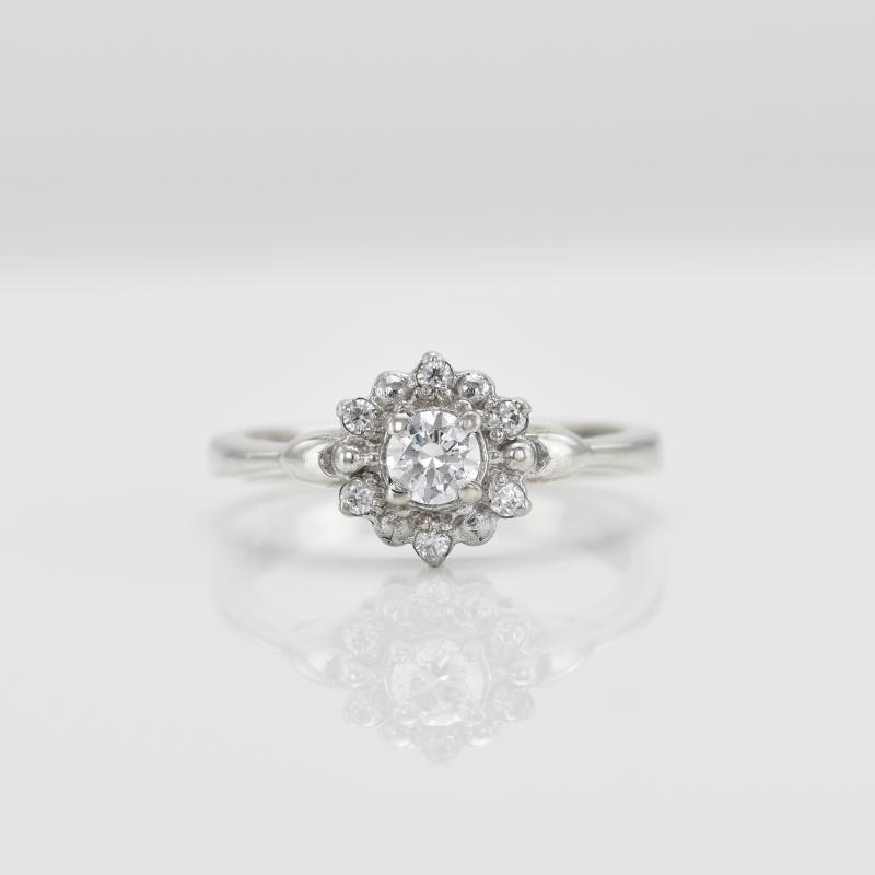 Zásnubní prsten s diamantem 12808