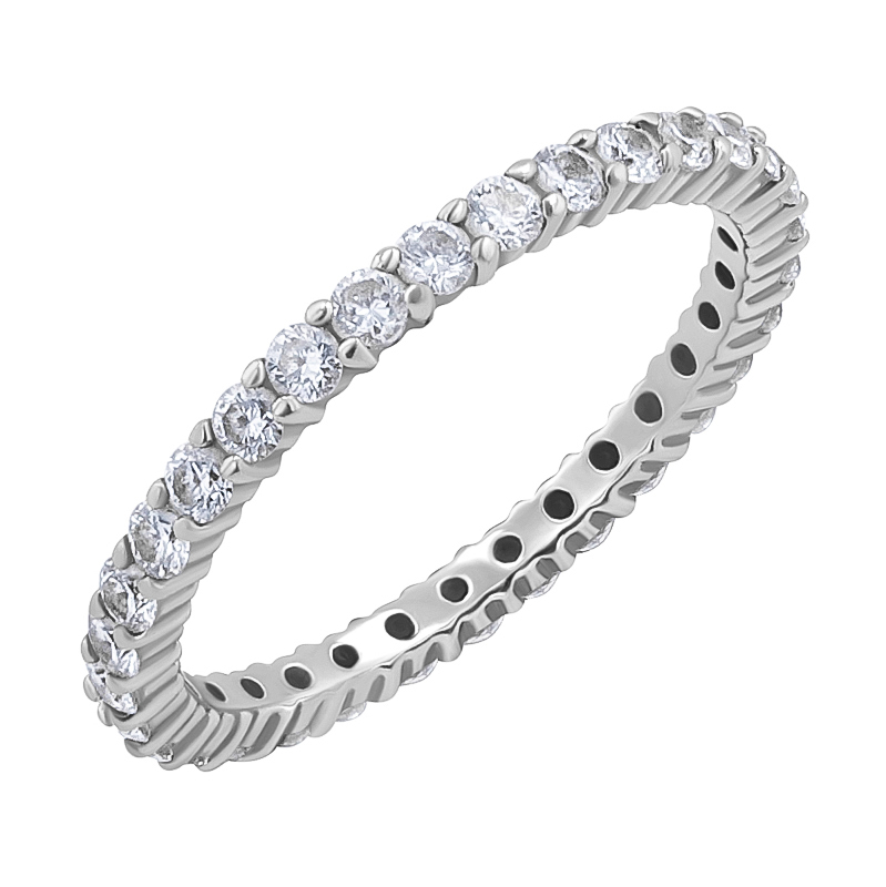 Eppi Zlatý eternity prsten s 1ct lab-grown diamanty Angeline R40853