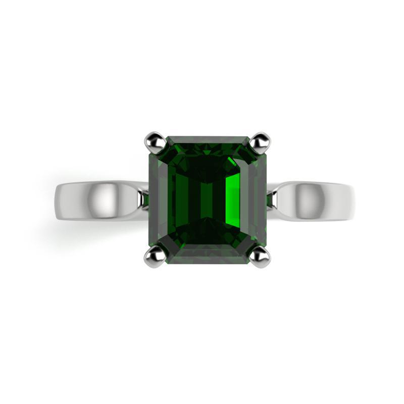 Smaragdový zlatý prsten 12998