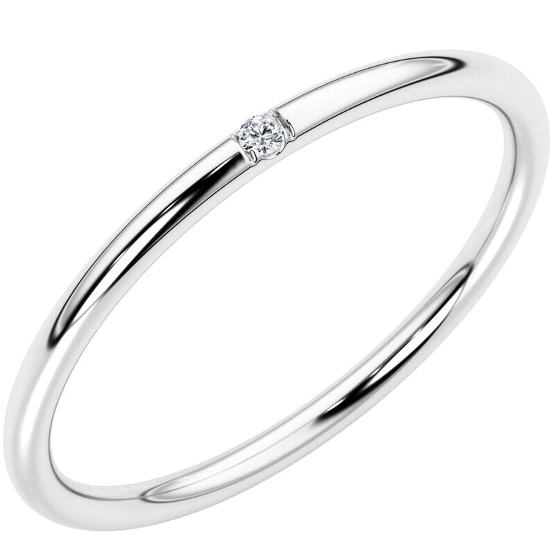 Eppi Jemný prsten s lab-grown diamantem Beryl R47476