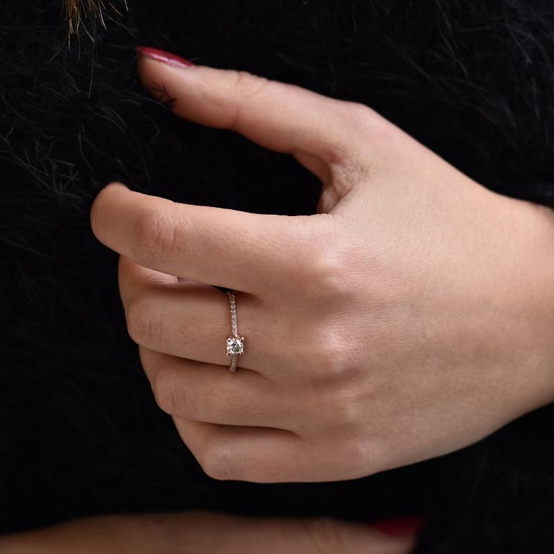 Zásnubní prsten s diamanty 15468