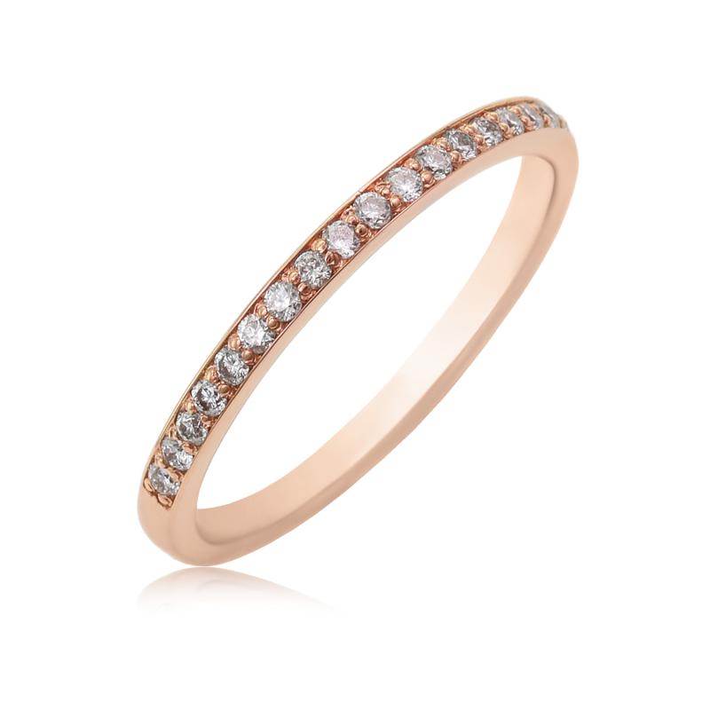 Zlatý eternity prsten s diamanty Orme