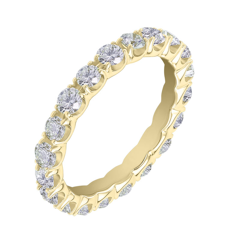 Zlatý eternity prsten s diamanty Amity 20698