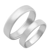Komfortní snubní prsteny z platiny Fede