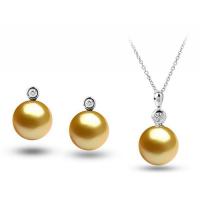 Zlatá kolekce s jihomořskými zlatými perlami a diamanty Ellanie