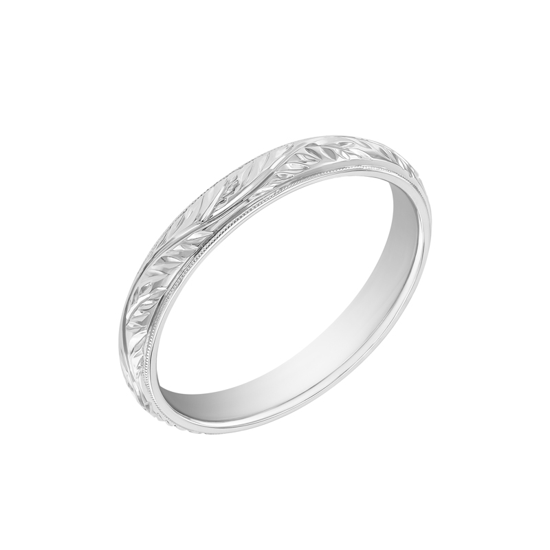 Dámský romantický snubní prsten ze zlata 33638