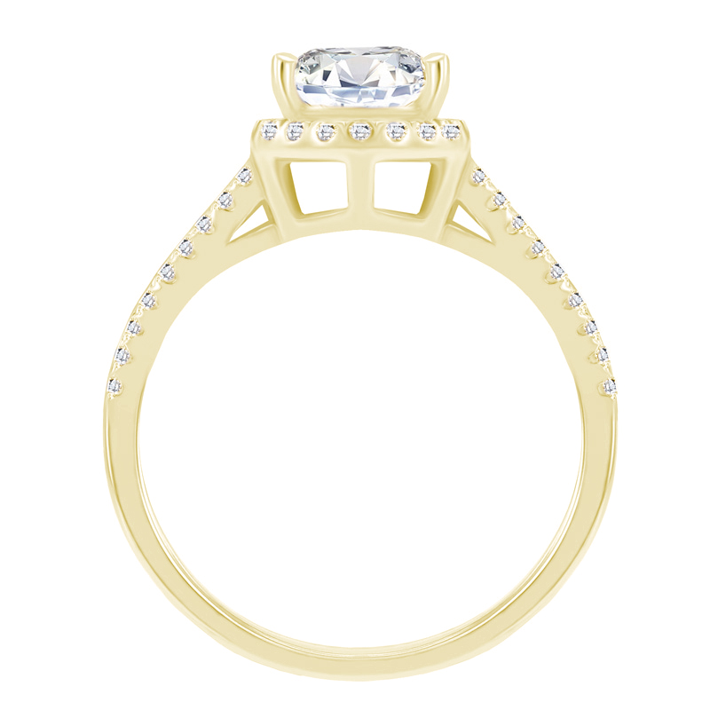 Zlatý diamantový prsten 37888