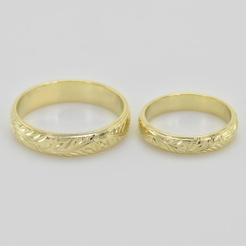 Zlaté snubní prsteny 39348