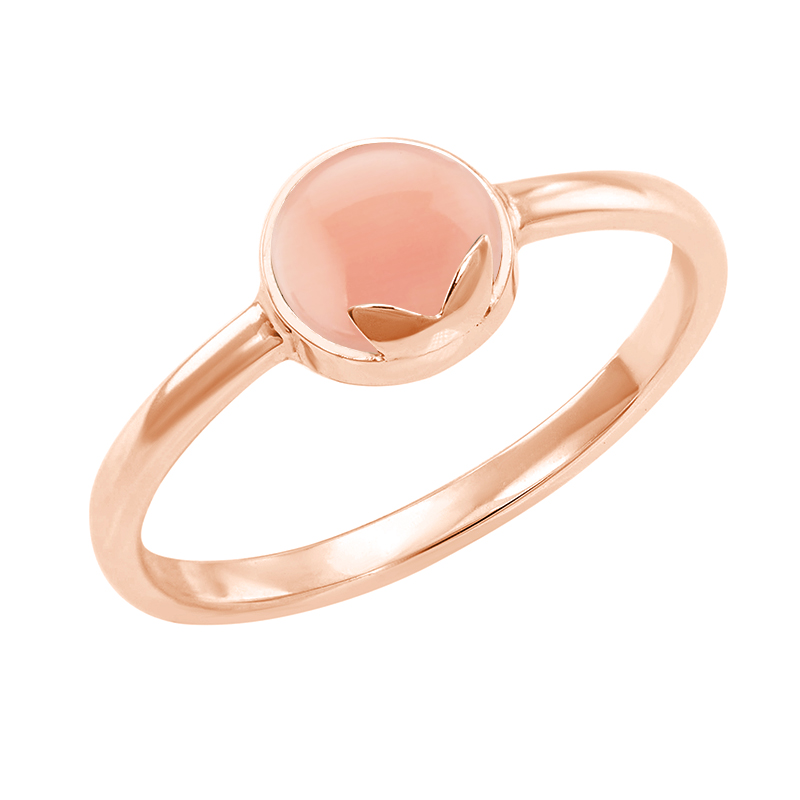 Prsten z růžového zlata 40588
