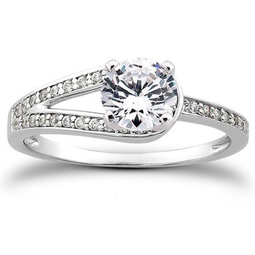 Svatební set prstenů s diamanty 4338