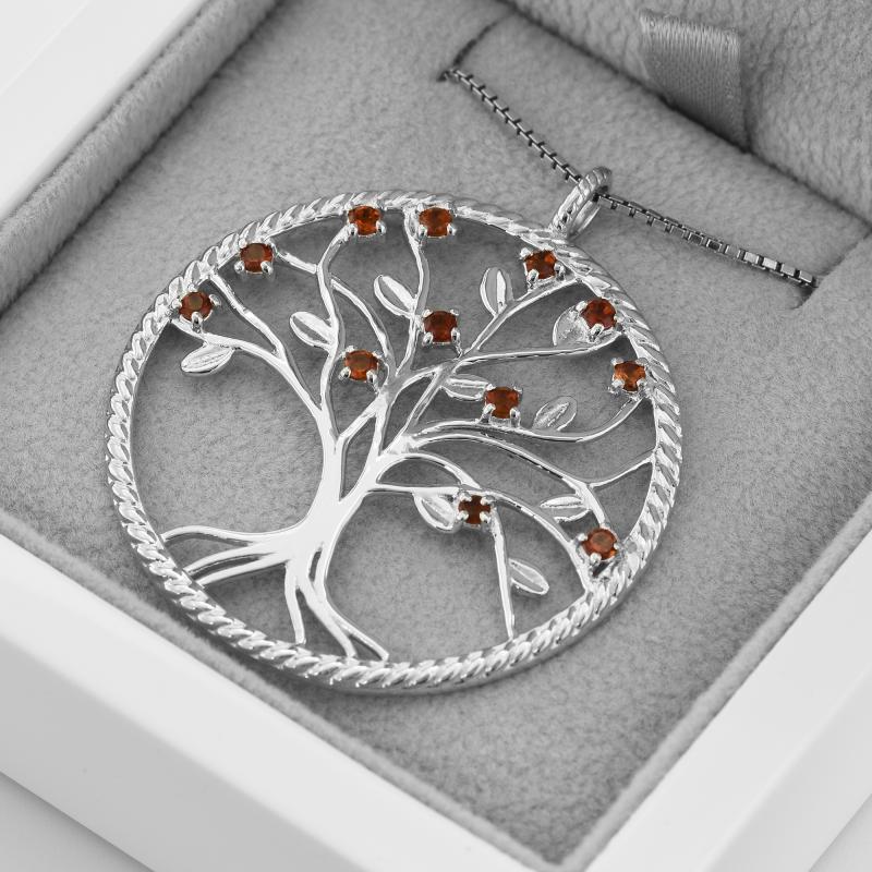 Citrínový náhrdelník ve tvaru stromu 49458