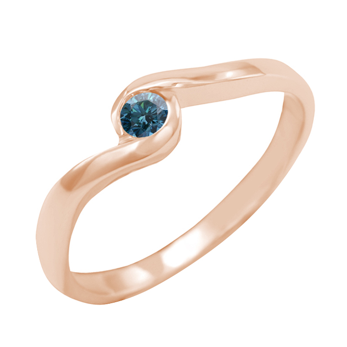 Prsten z růžového zlata 59448