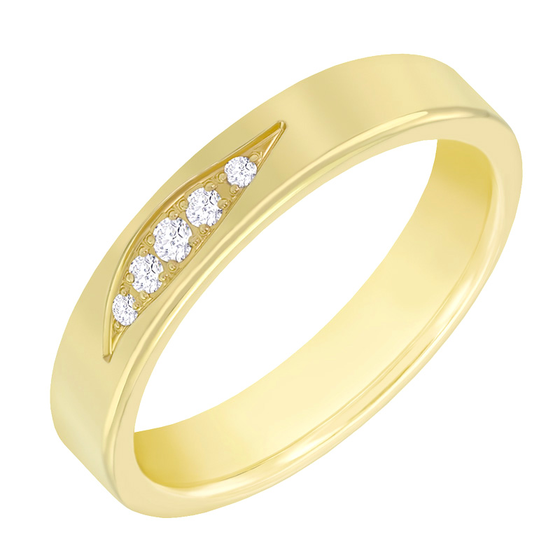 Dámský prsten s diamanty 60818