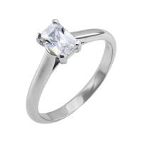 Zásnubní prsten s emerald diamantem Bukka