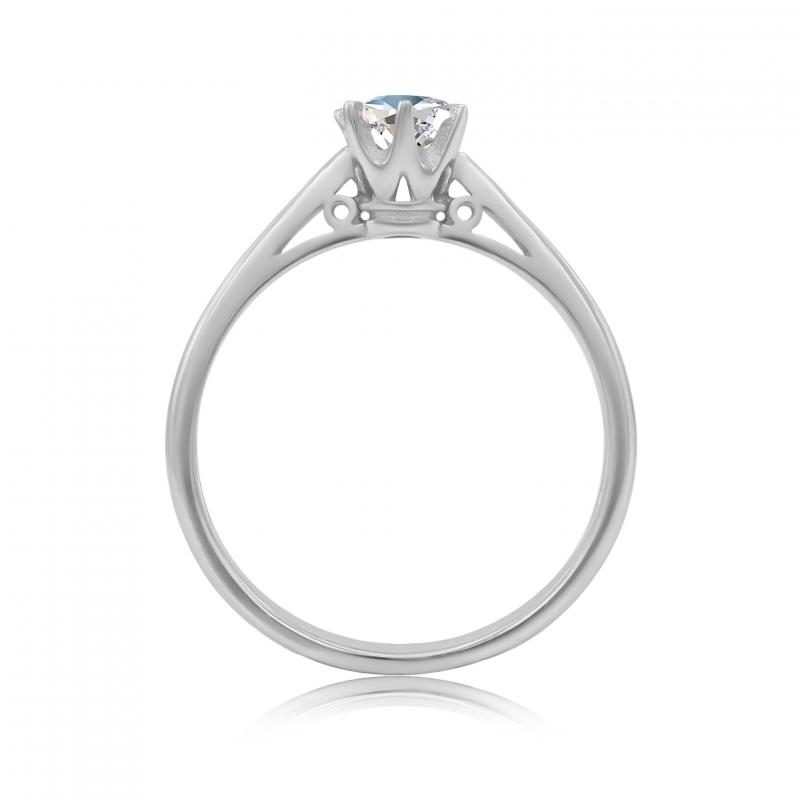 Zlatý prsten s diamantem Omisha 64858