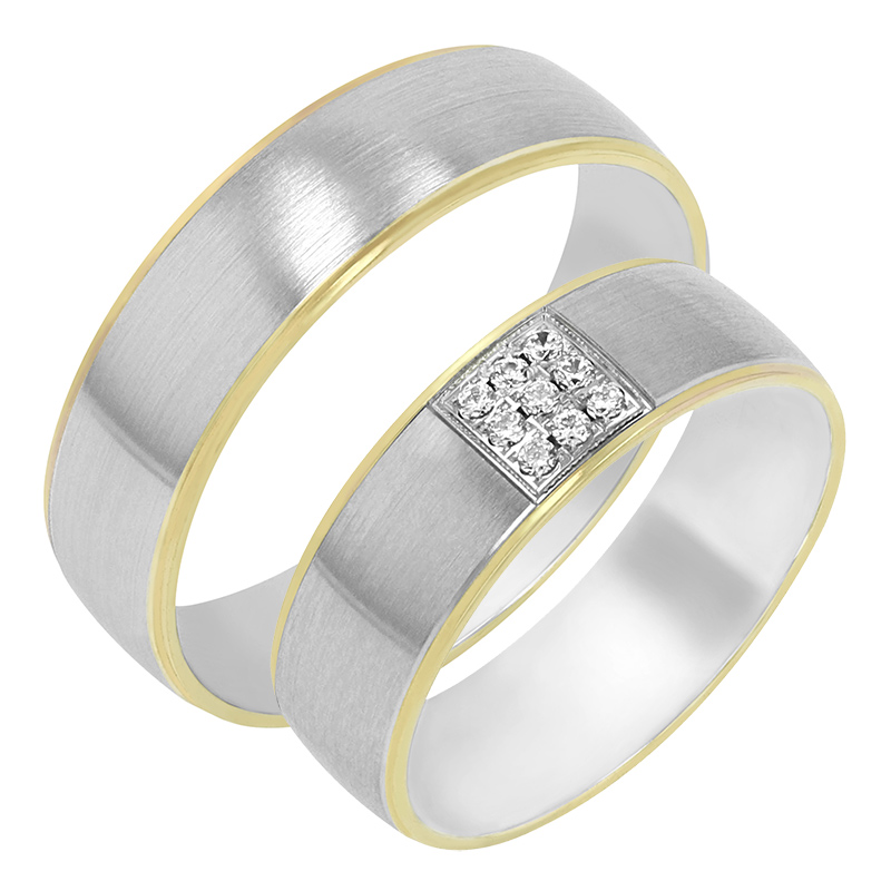 Zlaté snubní prsteny 