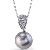 Stříbrný náhrdelník s perlou Banis