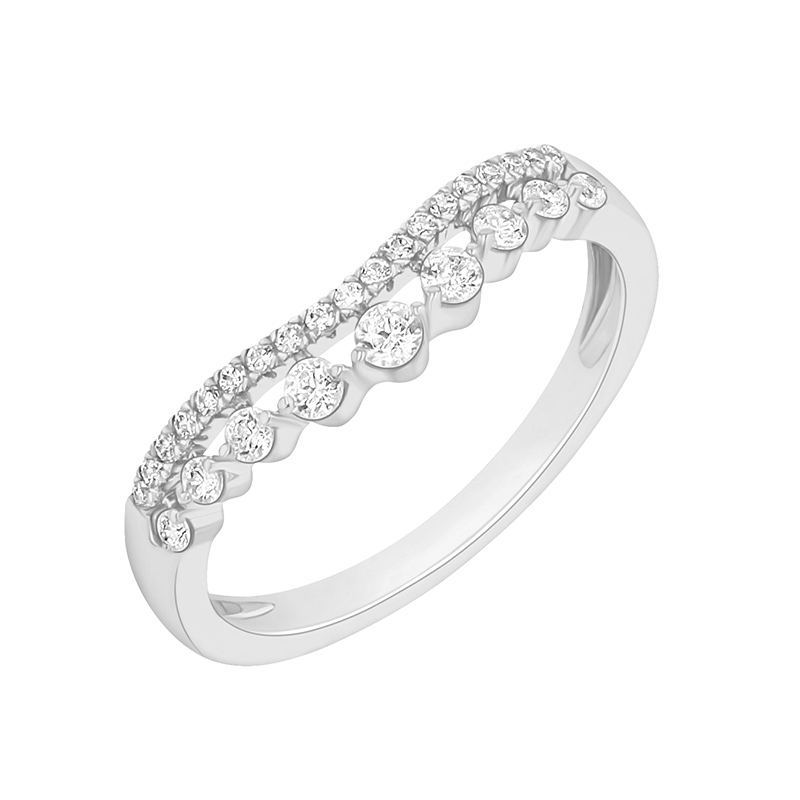 Diamantový dvojitý prsten 91998