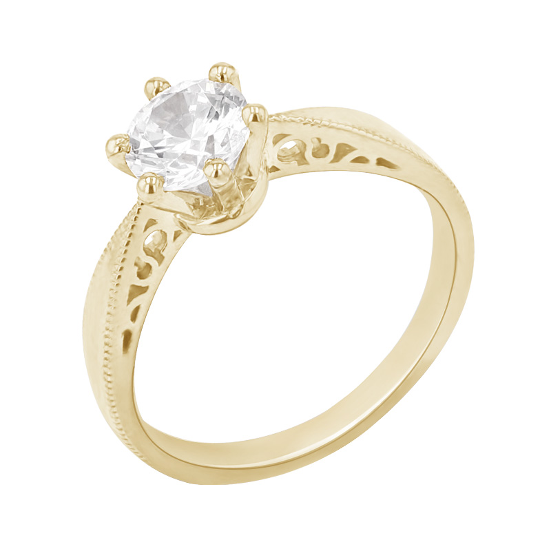 Zásnubní prsten s diamantem Eveta
