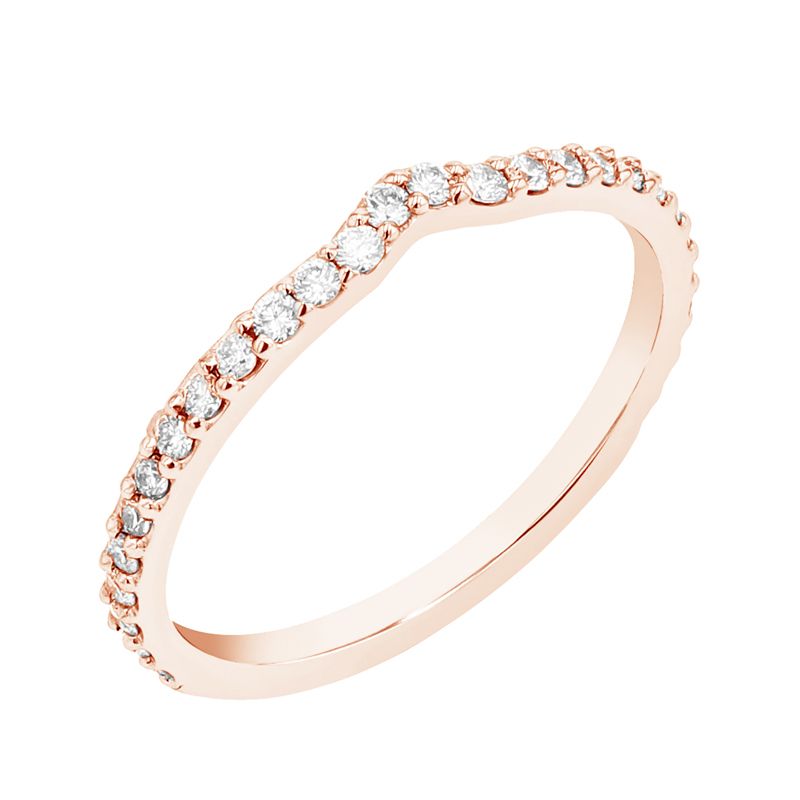 Vykrojený eternity prsten se zářivými lab-grown diamanty Venturelli 100119