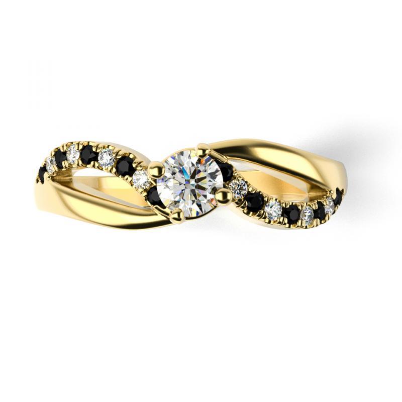 Diamantový zásnubní prsten Ewie 10209