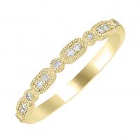 Romantický eternity prsten s lab-grown diamanty Rojas