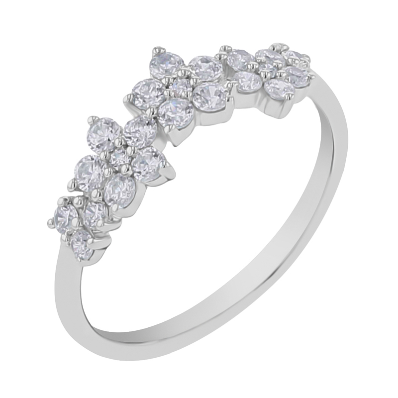 Květinový prsten s diamanty Juliet
