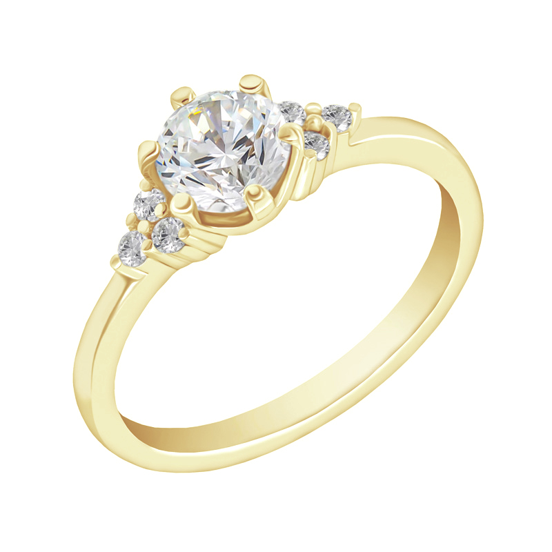 Zásnubní prsten s diamanty Tanjel 117909