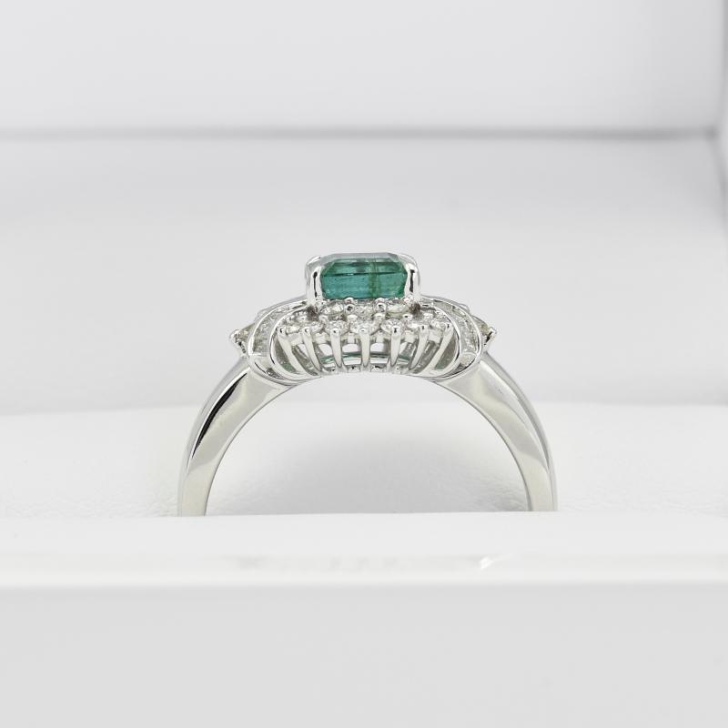 Zásnubní prsten se smaragdem 11849