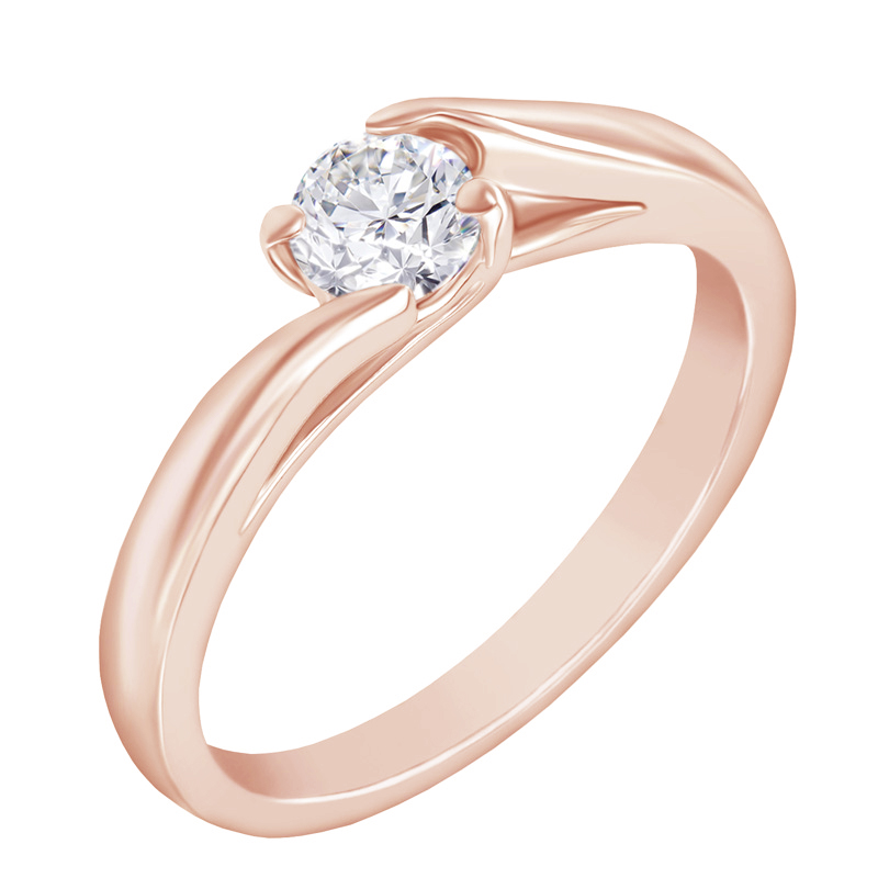 Zásnubní prsten s lab-grown diamantem Saky 125639