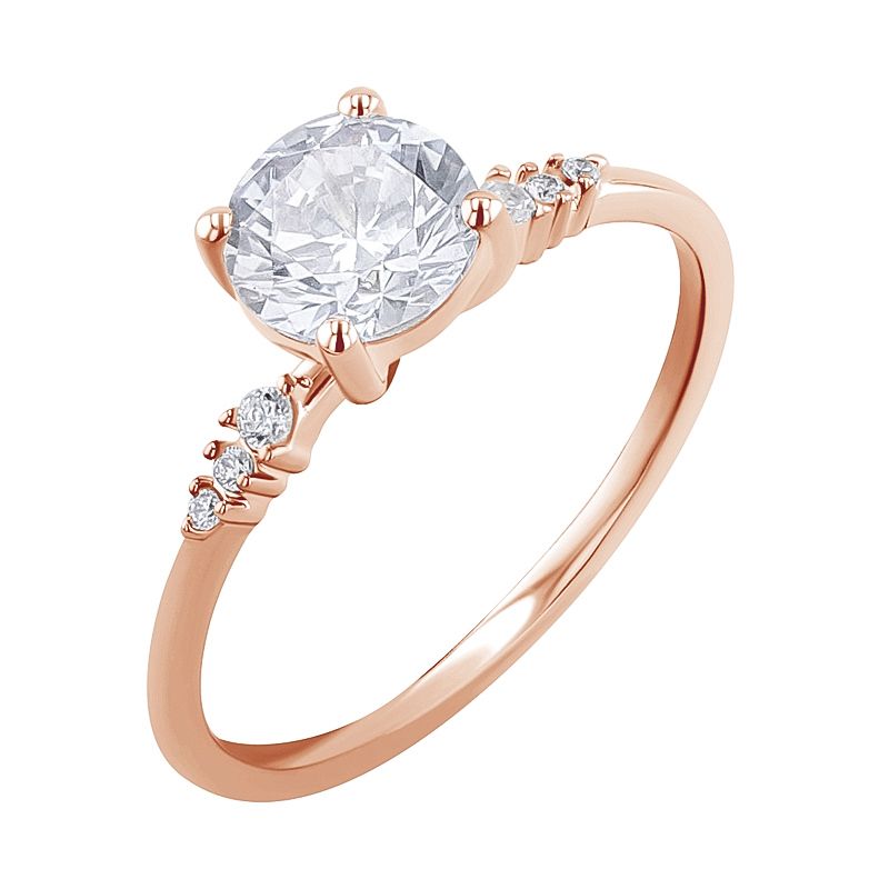 Zásnubní prsten s diamanty Amity 125969