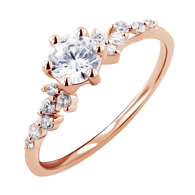 Zásnubní prsten s diamanty Carina 127989