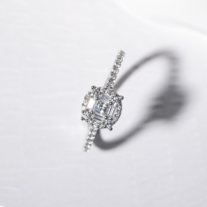 Luxusní set prstenů s třpytivými diamanty Tristan 128799