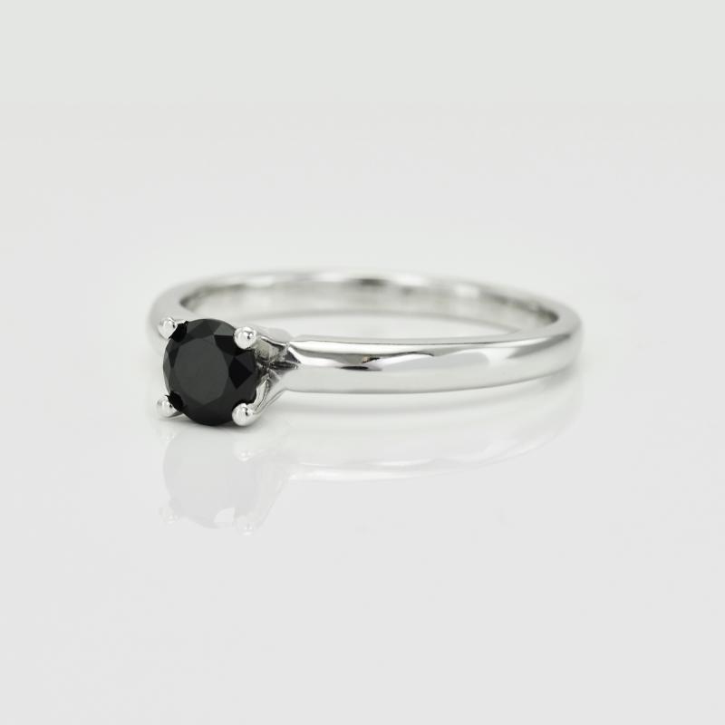 Prsten s černým diamantem 16369