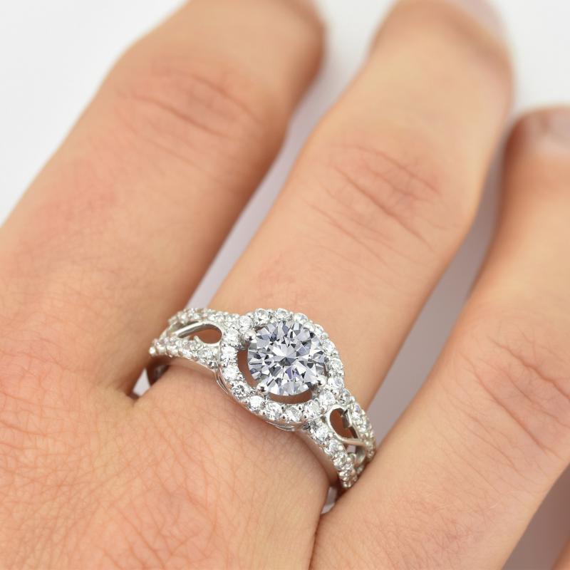 Prsten s diamanty 19039