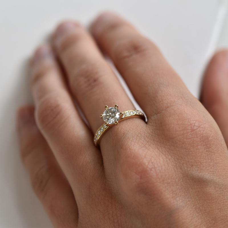 Zásnubní diamantový prsten 20669