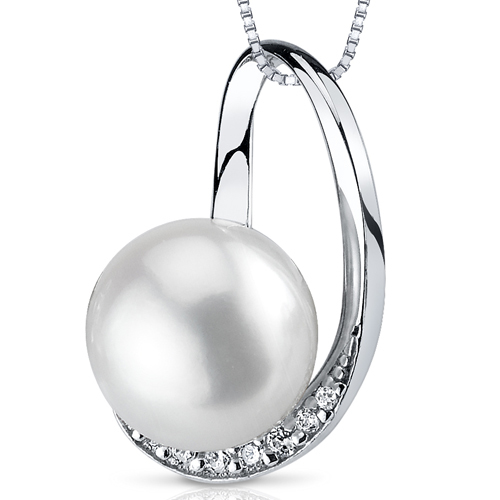 Stylový stříbrný náhrdelník s perlou Lalage