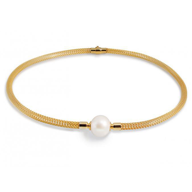 Fashion náhrdelník s 12-12.50mm perlou Danala