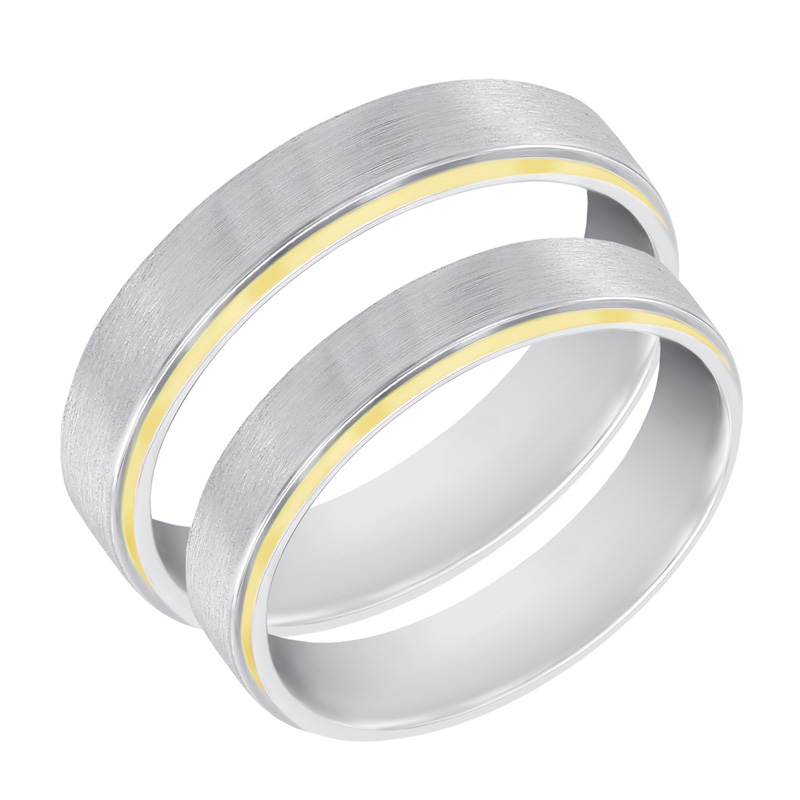 Žluté snubní prsteny 28539