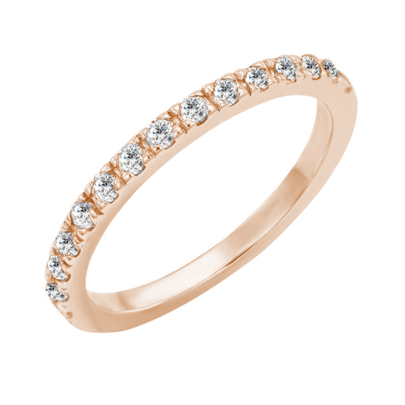 Zlatý eternity prsten s diamanty 28989